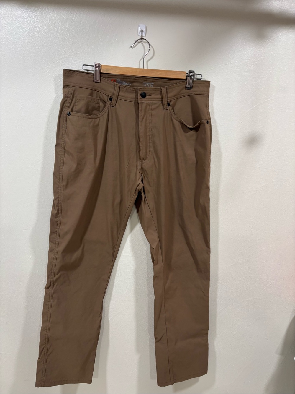 The American Outdoorsman Brown Casual Straight-Leg Pants 32W X 30L